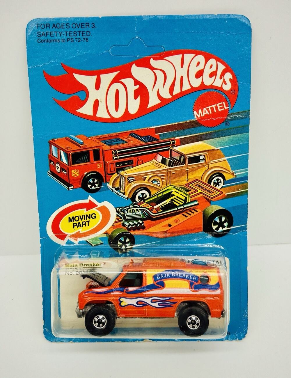 Hot Wheels Baja Breaker Orange Van 2022 Unpunched w/ Protector Case Hong Kong